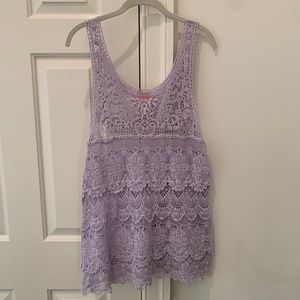 Intimately FREE PEOPLE Engineered Crochet Tunic